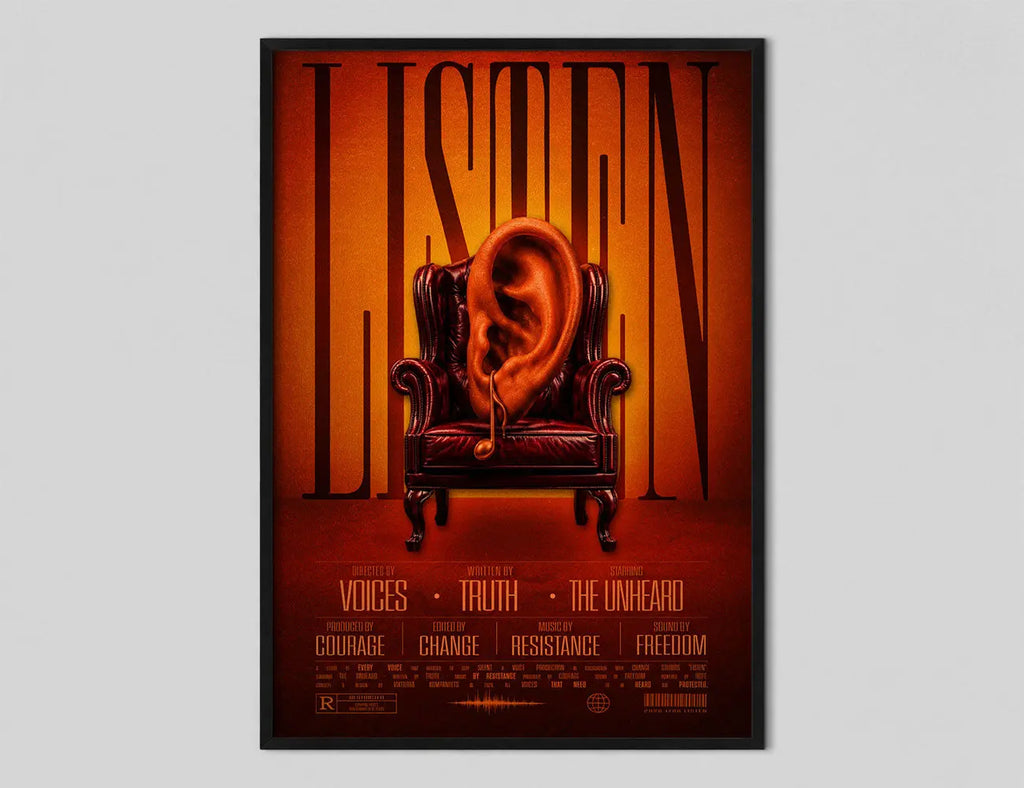 MAKE THEM LISTEN Original Vision Art - IKPIK.UK