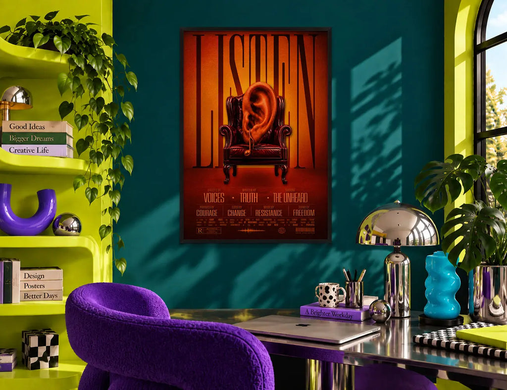 MAKE THEM LISTEN Original Vision Art - IKPIK.UK